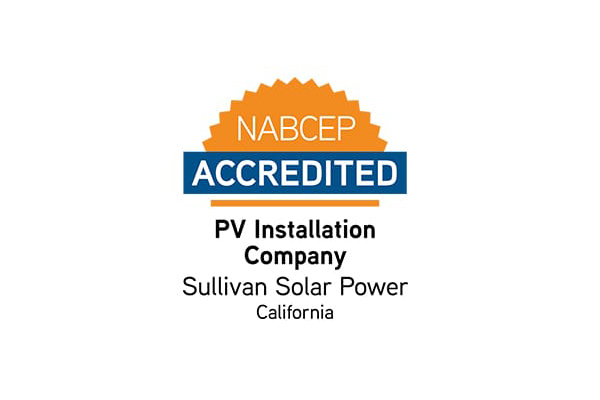 Sullivan Solar Power NABCEP accreditation seal