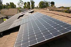 Photo of Sanders solar panel installation in Irvine