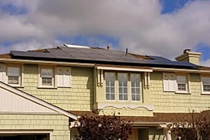 Photo of Carlsbad Panasonic solar panel installation at the Reynolds residence