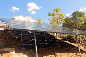 Photo of Swartz solar panel installation in El Cajon