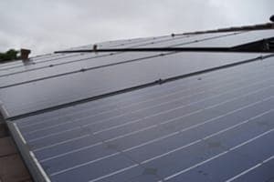 Photo of Nanda solar panel installation in San Diego