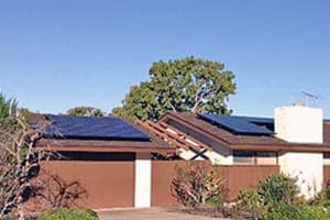 Photo of Perrin solar panel installation in La Jolla