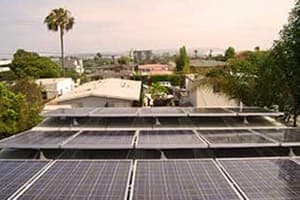 Photo of Brown solar panel installation in San Diego