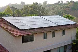 Photo of Hicks solar panel installation in San Diego