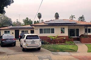 Photo of Fogelman solar panel installation in San Diego