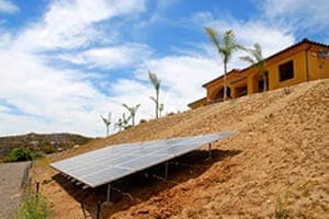 Photo of Lyons solar panel installation in Ramona