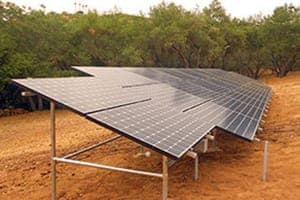 Photo of Raymundo solar panel installation in Valley Center