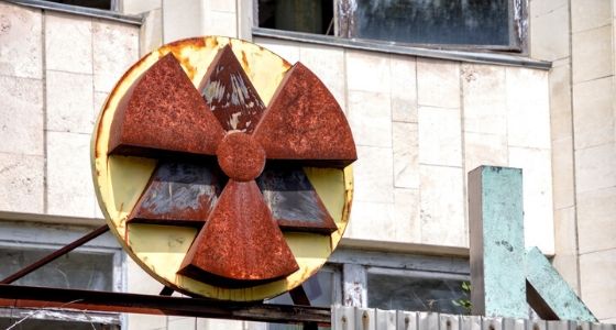 Chernobyl Rusted Sign