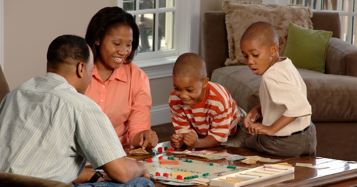 Family Playing Games During Quarantine