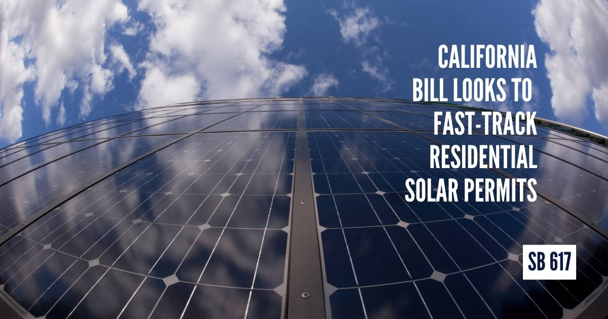 Proposed California Bill SB617 to Speed Up Solar Permits Sullivan