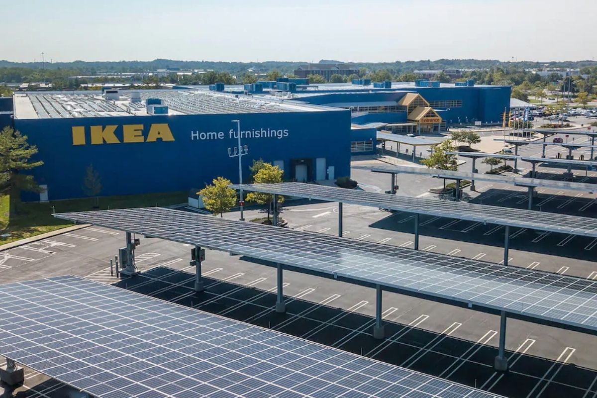 New Ikea Solar Carports in Baltimore