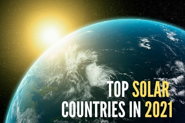 Top Solar Countries in 2021 Graphic