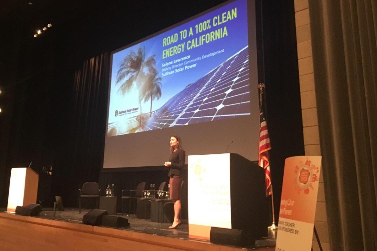 Image of Sullivan Solar Power presenting at Geography 2050