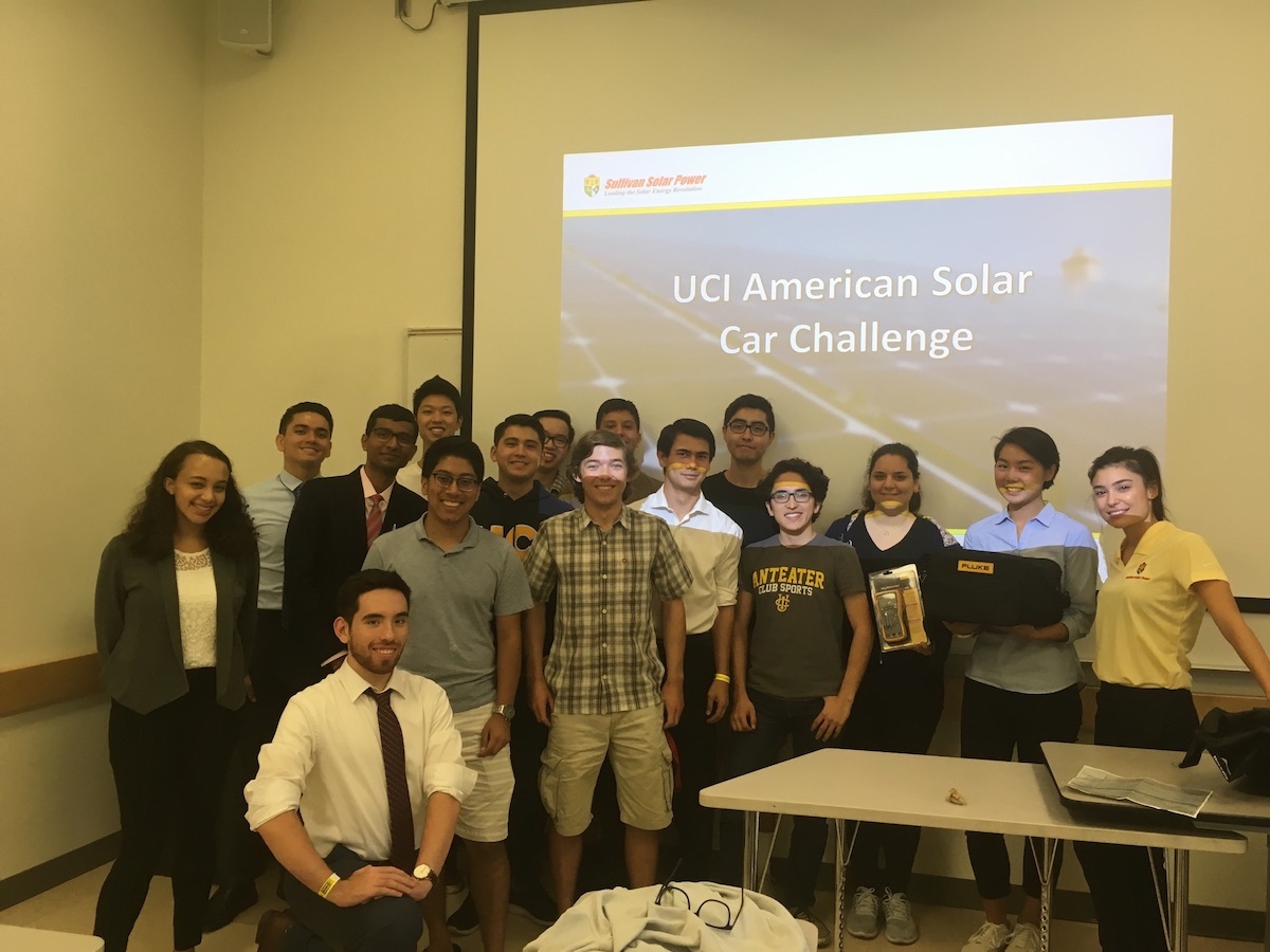 UC Irvine American Solar Challenge meeting