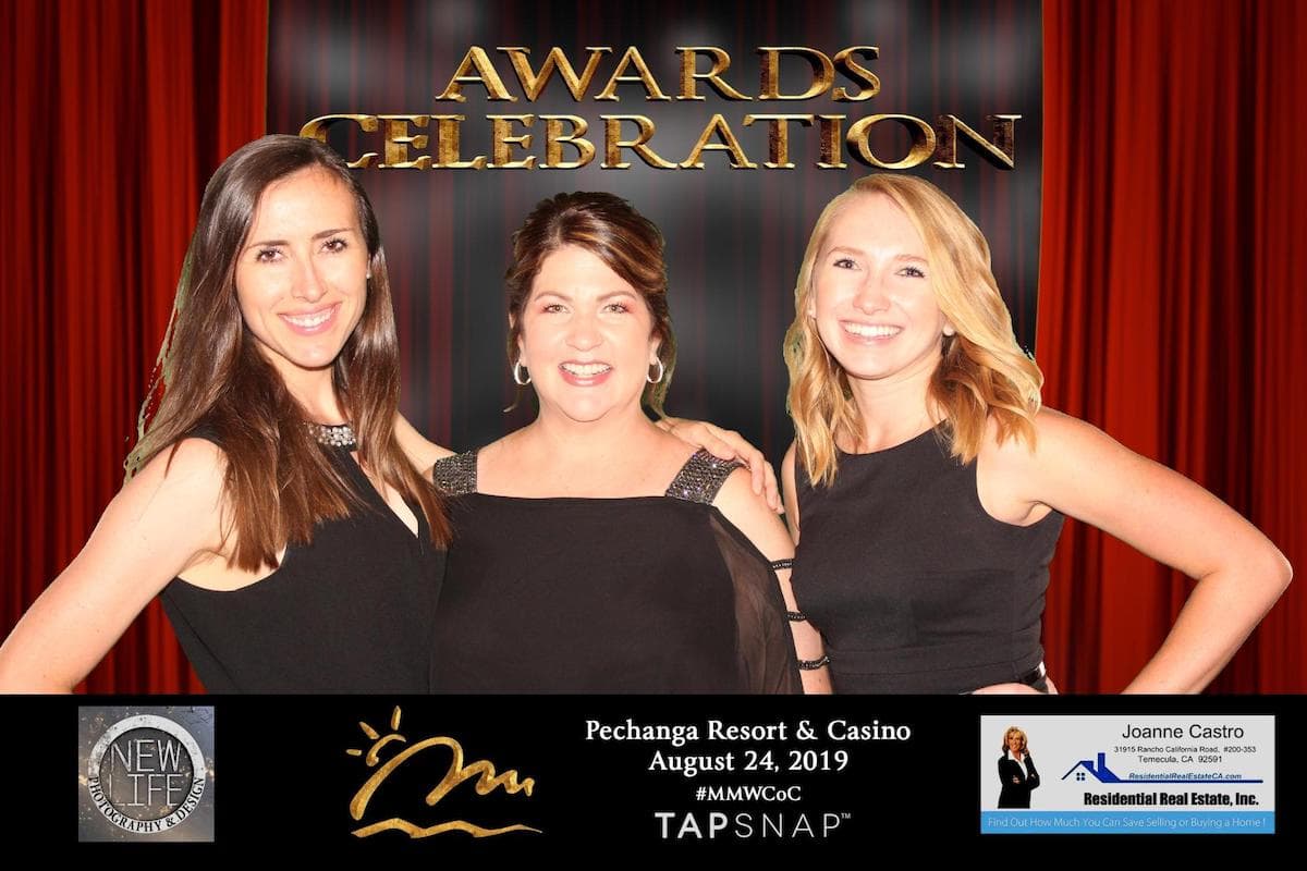 Three Sullivan Community Developers smiling for photo at awards gala