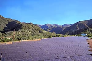 Photo of Ojai Kyocera solar panel installation by Sullivan Solar Power at the Smitley residence