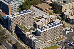 Photo of Charles David Keeling Apartments of UCSD solar panel installation in San Diego