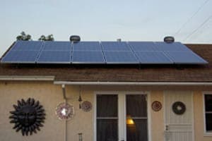 Photo of Downey solar panel installation in Downey