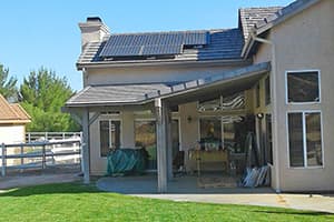 Photo of Acton Panasonic solar panel installation at the Soto residence