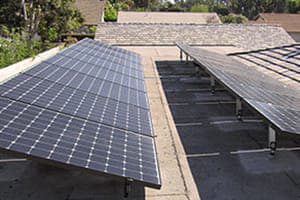 Photo of Hoxsie solar panel installation in Huntington Beach