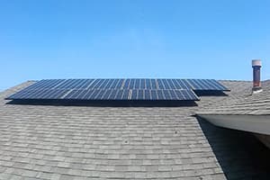 Photo of Huntington Beach LG solar panel installation at the Dhillon residence