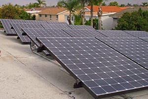 Photo of Hogan solar panel installation in Huntington Beach