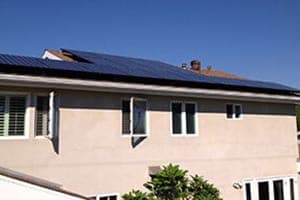 Photo of Hess solar panel installation in Huntington Beach