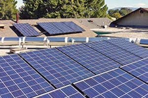 Photo of Hsueh solar panel installation in Irvine