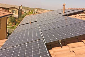 Photo of Kang solar panel installation in Irvine
