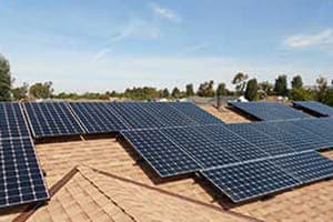 Photo of Canhoto solar panel installation in Irvine