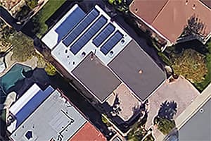Photo of Laguna Hills Kyocera KD245GX-LFB solar panel installation by Sullivan Solar Power at the Albano residence