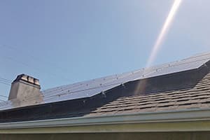 Photo of Los Alamitos Panasonic solar panel installation at the Covey residence
