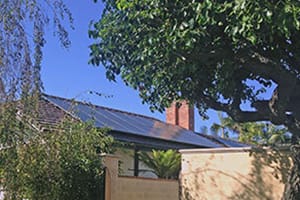 Photo of Quigley solar panel installation in Dana Point