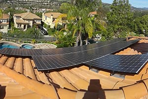 Photo of Coto De Caza Panasonic solar panel installation at the Dalke residence