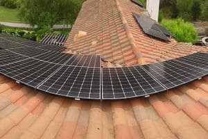 Photo of Coto De Caza LG solar panel installation at the Doud residence