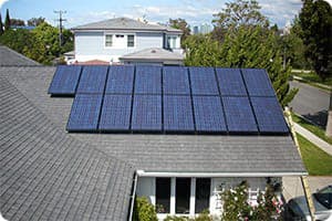 Place Holder Image of Van Dorp residence showing roof top solar panels