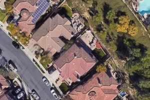 Photo of San Clemente SunPower solar panel installation at the Birk residence