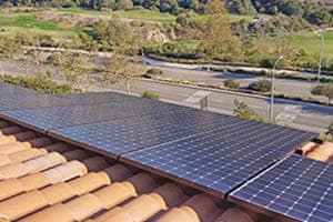 Photo of Hancock solar panel installation in San Clemente