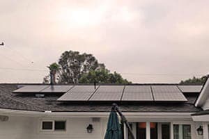 Photo of Cisneros solar panel installation in Santa Ana