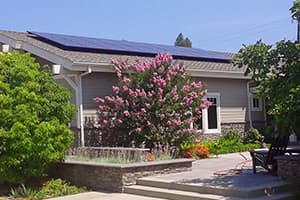 Photo of Santa Ana LG solar panel installation at the Lengel residence