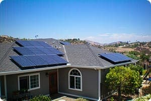 Place Holder Image of Gonzales residence showing roof top solar panels