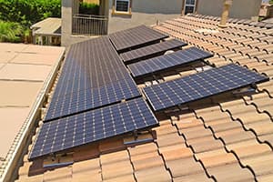Photo of Cathedral City SunPower solar panel installation at the Markman residence