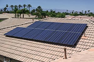 Photo of Cathedral City SunPower solar panel installation by Sullivan Solar Power at the Quintana residence