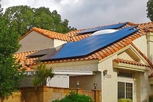 Photo of Highland SunPower solar panel installation at the Napier residence