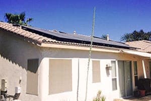 Photo of Clinard solar panel installation in Cathedral City