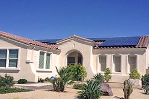 Photo of Lindley solar panel installation in Cathedral City