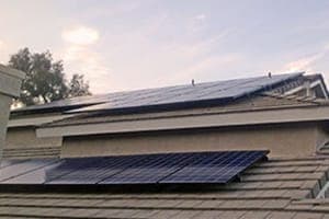 Photo of Kim solar panel installation in Chino Hills