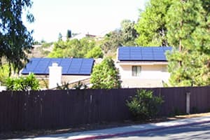 Photo of Temecula Kyocera solar panel installation at the Brenner residence