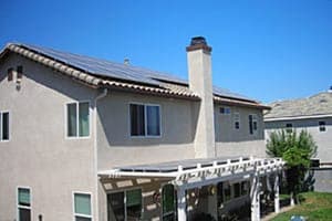 Photo of Bush solar panel installation in San Diego