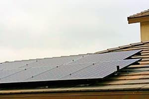 Photo of Temecula Panasonic solar panel installation at the Hunter residence